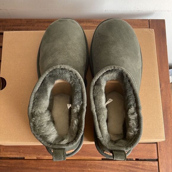 UGG Classic Ultra Mini Forest Night USA Women Size 11/UK 9/EU 42 - Picture 7 of 14